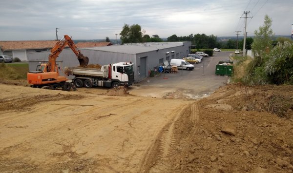 Extension du bâtiment tertiaire vers Langon